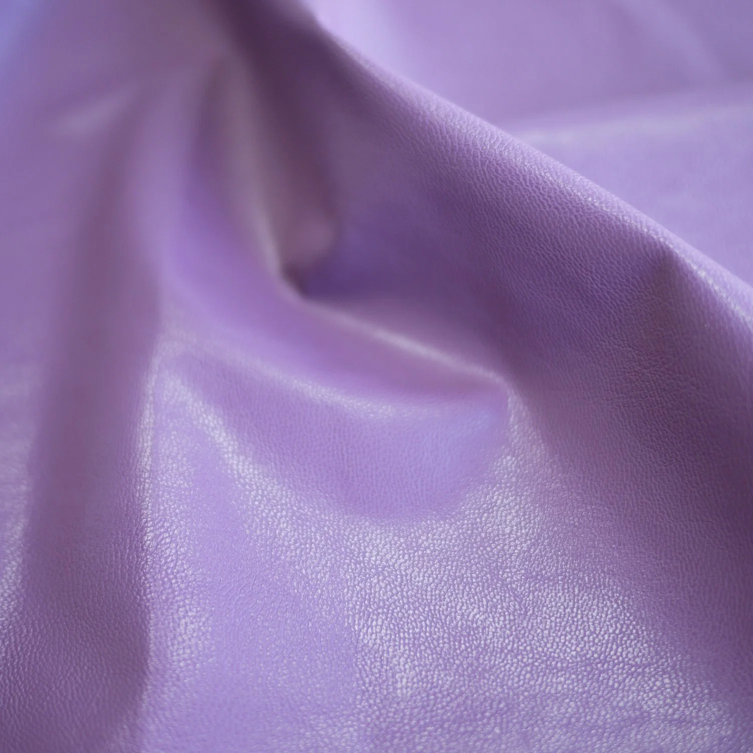 Искусственные синтетических PU полиэфирная ткань из натуральной кожи для юбки поршня вниз куртка