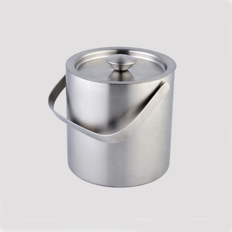 1.5L Mini Ice Bucket Stainless Steel Material Bottle Cooler Box