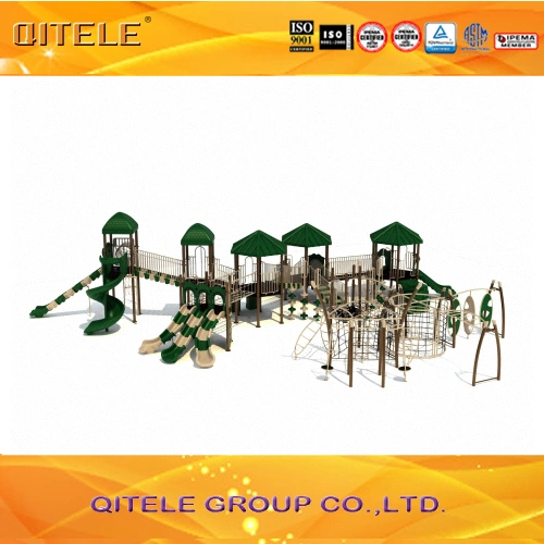 Large Children Outdoor Playground Equipment Sale with Plastic Slide