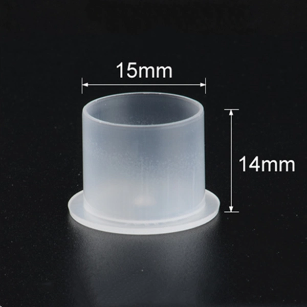 New Arrival Disposable Transparent Plastic Tattoo Ink Cups for Tattoo Ink Pigment