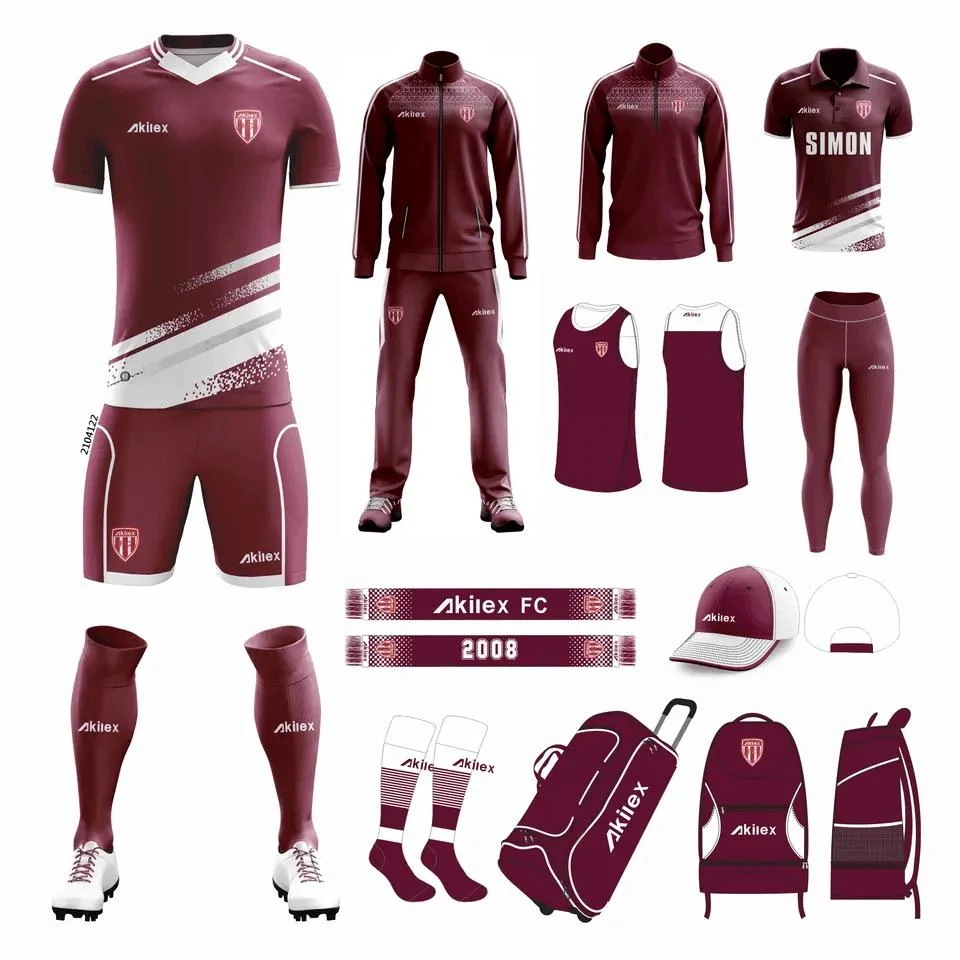 New Design Wholesale/Supplier Soccer Uniform Quick Dry High quality/High cost performance  Soccer Jersey of Sportswea