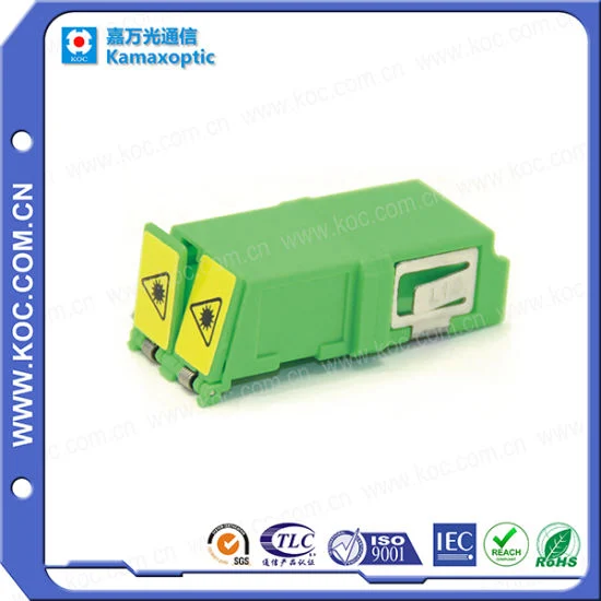 China FTTH LC Duplex Fiber Optic Coulplers Adapter with Shutter