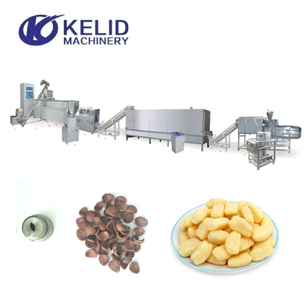 Corn Puffed Extruder Snack Machine Expand Corn Snacks Food Machinery Production Line