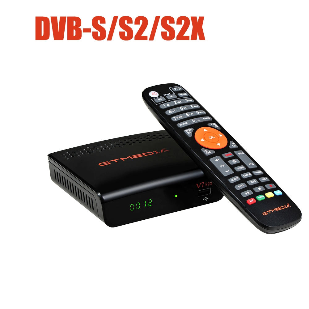 Los medios de comunicación Gt original V7 S2X de la DVB-S2s2X VCM Multi-Stream Acm T2mi actualización de la Freesat HD Gtmedia V7S V7s receptor satélite HD