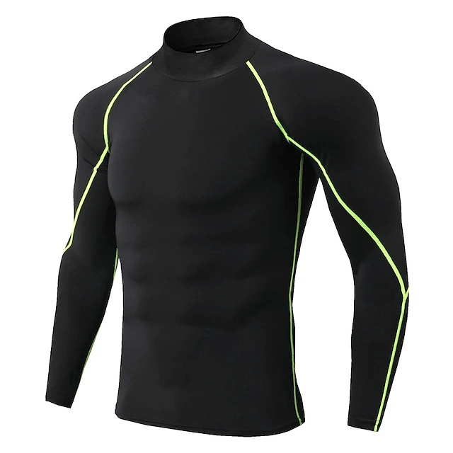 2024 Custom Workout Athletic 5% Rabatt auf Gym Compression Fashion Fitness Hemd Polyester Quick Dry Fitted Langarm Shirts für Herren