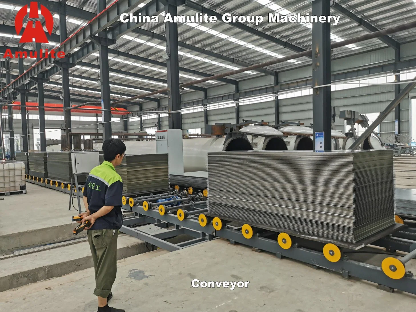 Wet Sheet Conveying Process Fiber Cement Board Production Line