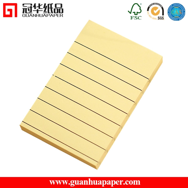 Personal Hard Cover Sticky Memo Pad Yellow Paper Sticky Notes