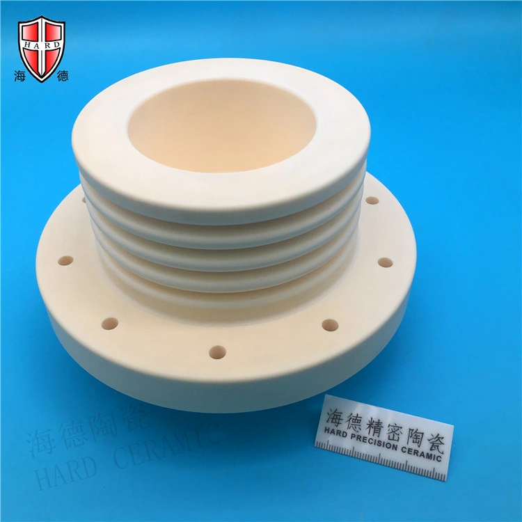 High Strength Alumina Ceramic Plate Flange Circle Parts