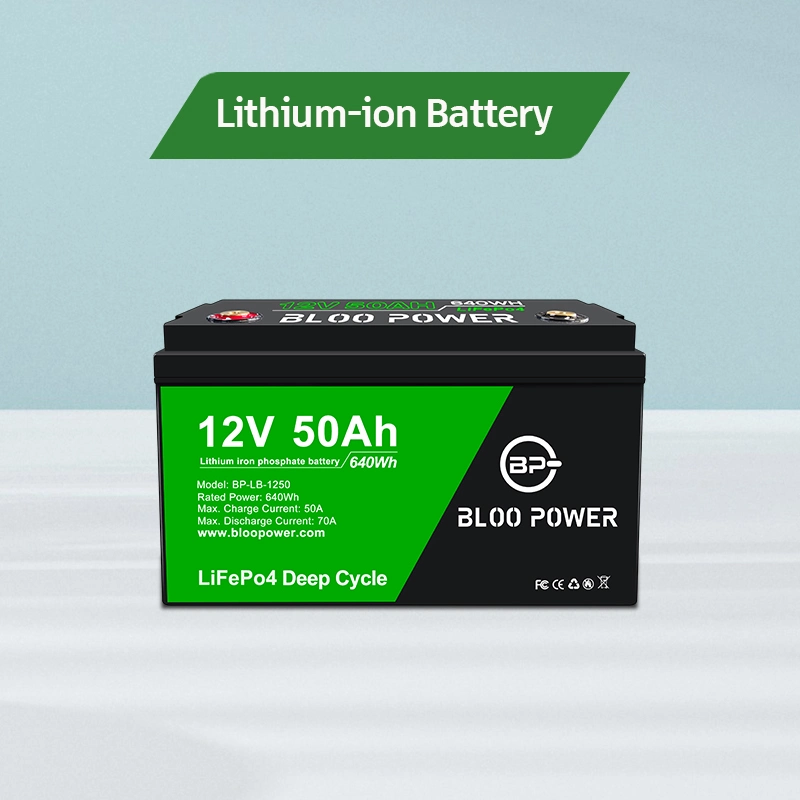 Bloo Power 12V 24V 36V 48V 50ah recargable sellada para Instituciones financieras semáforo en caso de un no Fallo de alimentación de emergencia batería de reserva