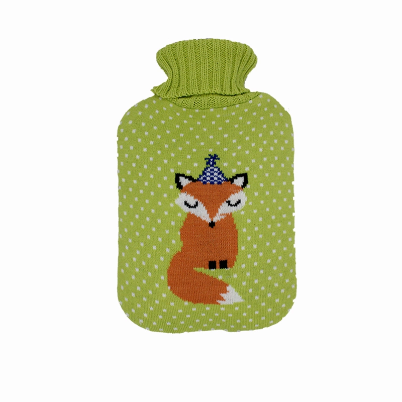 Wholesale/Supplier Fresh Color Hot Water Bag Rubber Hot Water Bottle Knitted Cover