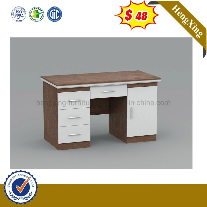 Moderno Estudio simple de madera oscura Desk