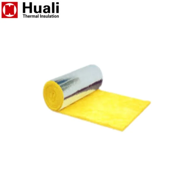 25mm Thick Fiber Glasswool Blanket Loose Glass Wool with Aluminum