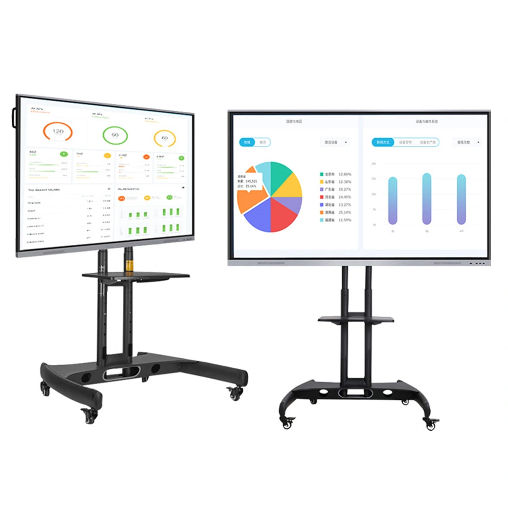 4K Dual System Smart Touch Screen Interactive Whiteboard for School