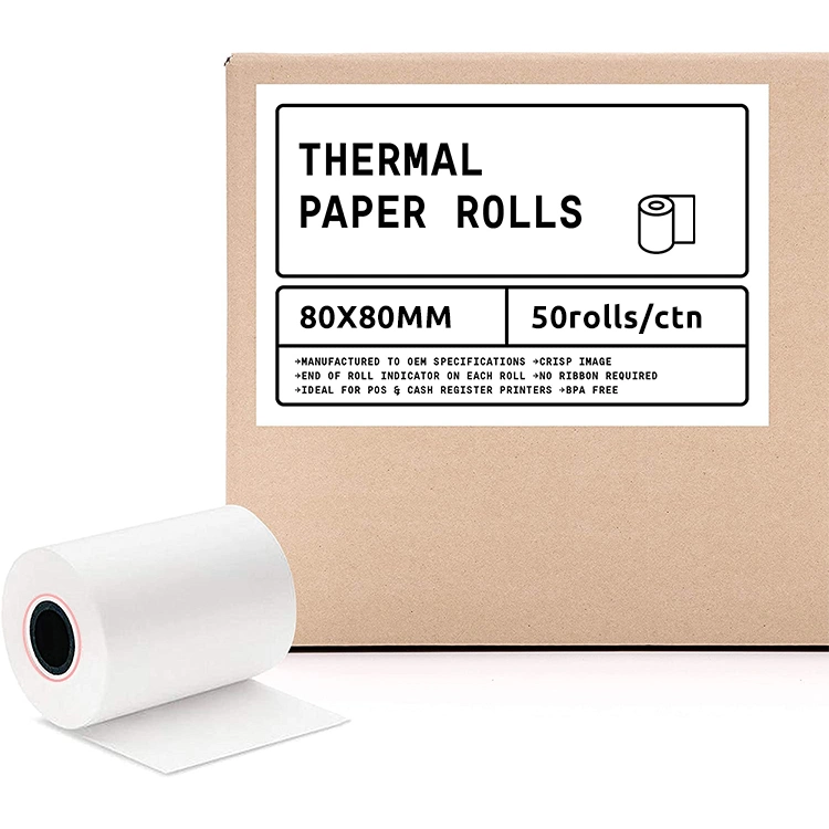 2 1/4" X 70' Thermal Receipt Paper Rolls (50 ROLLS)