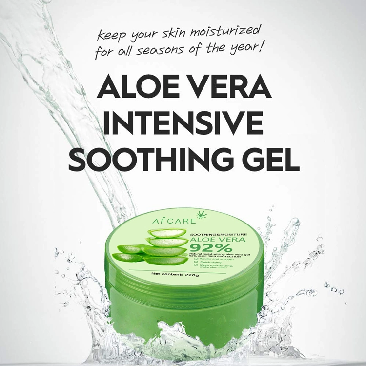 عالية الجودة 99 ٪ oe Vera Moisturizing مهدئة Gel يد Sanitizer وجه جل سعة 200 مل