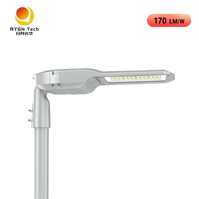 Outdoor öffentliche Straßenbeleuchtung LED Luces IP66 Fotozelle Schuhkarton Lampe Aluminium-Mastgehäuse 170lm/W integrierte 50W 100W 150W 200W LED Ampel