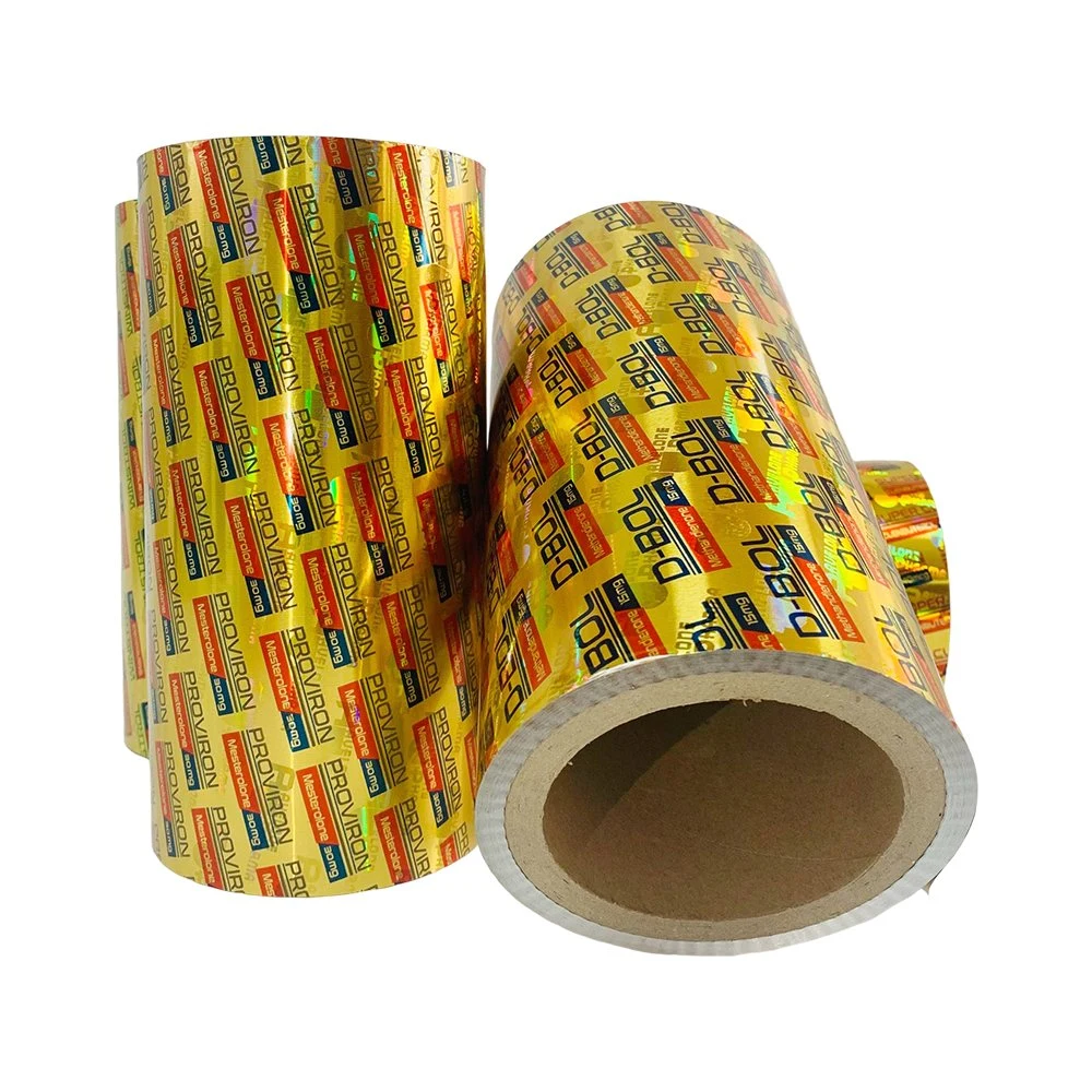 Ptp Printed Half Hard Foil Pharmaceutical Blister Medicinal Packaging Aluminum Pharma Foil