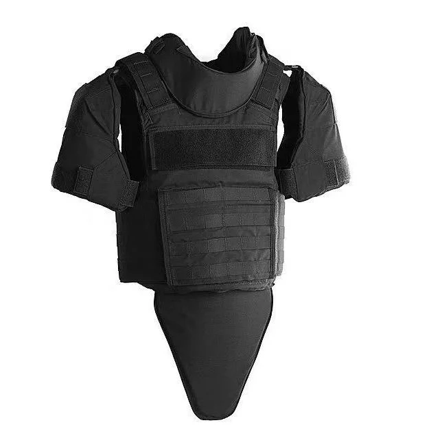 Chaleco a prueba de balas NIJ IIIA Full Body Armor para la protección corporal