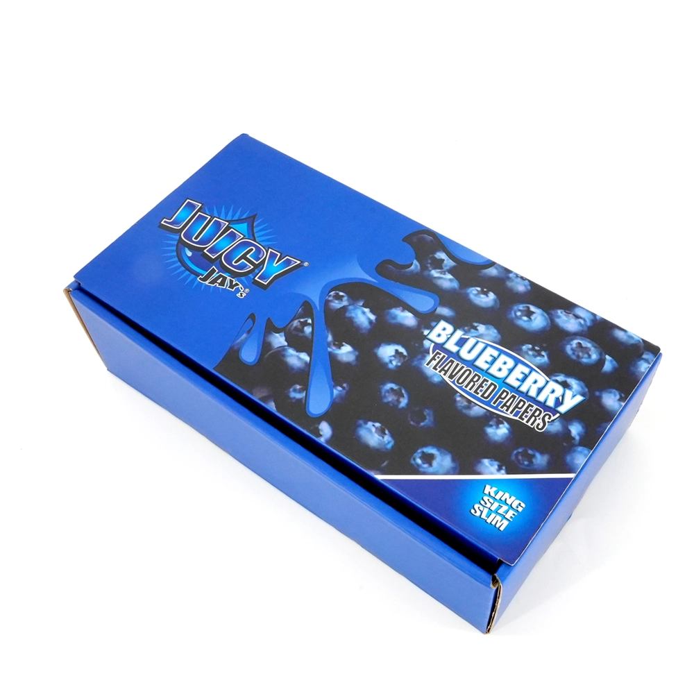 OEM Custom Design Package Corrugated Paper Box for Blueberry Flavored Paper