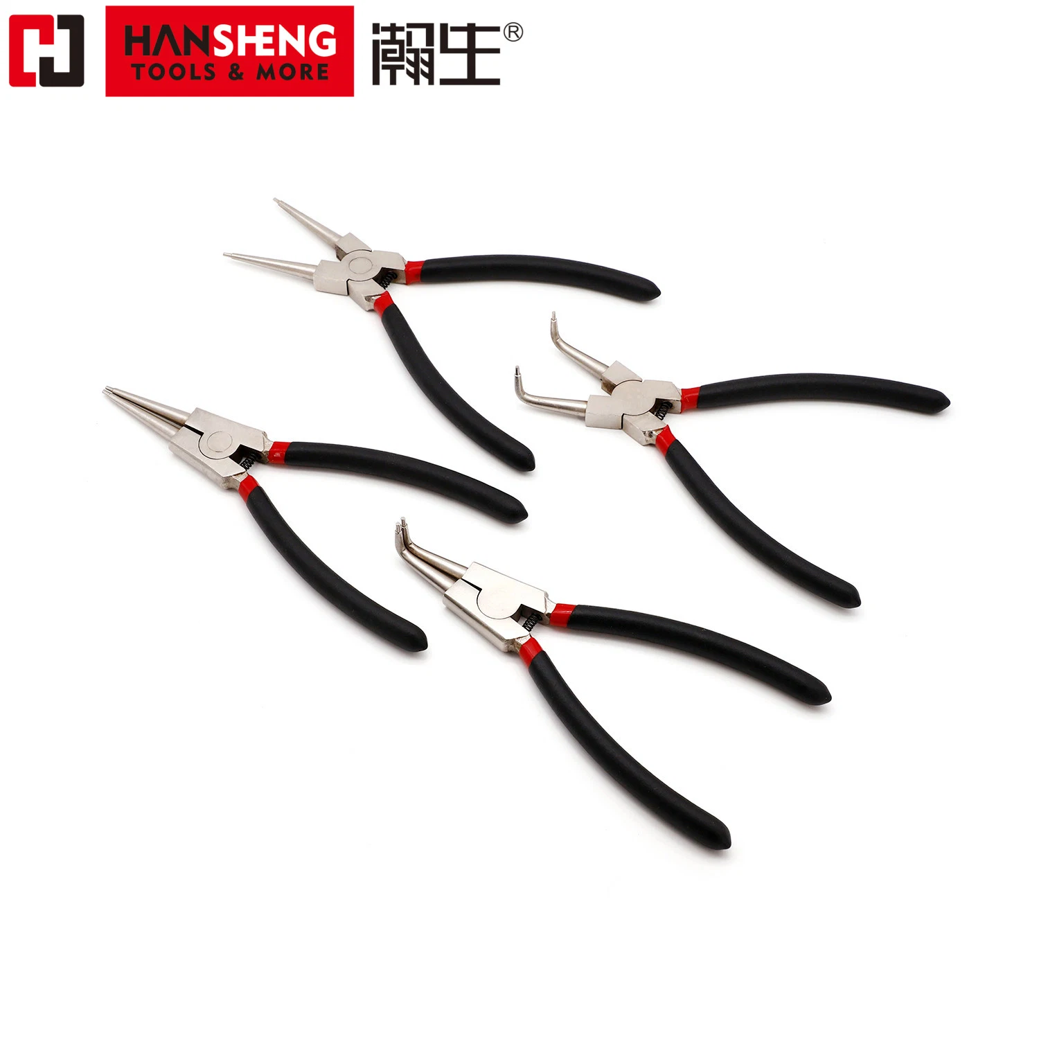 Professional Hand Tools, Hardware Tool, Made of Carbon Steel or Cr-V, Circlip Pliers