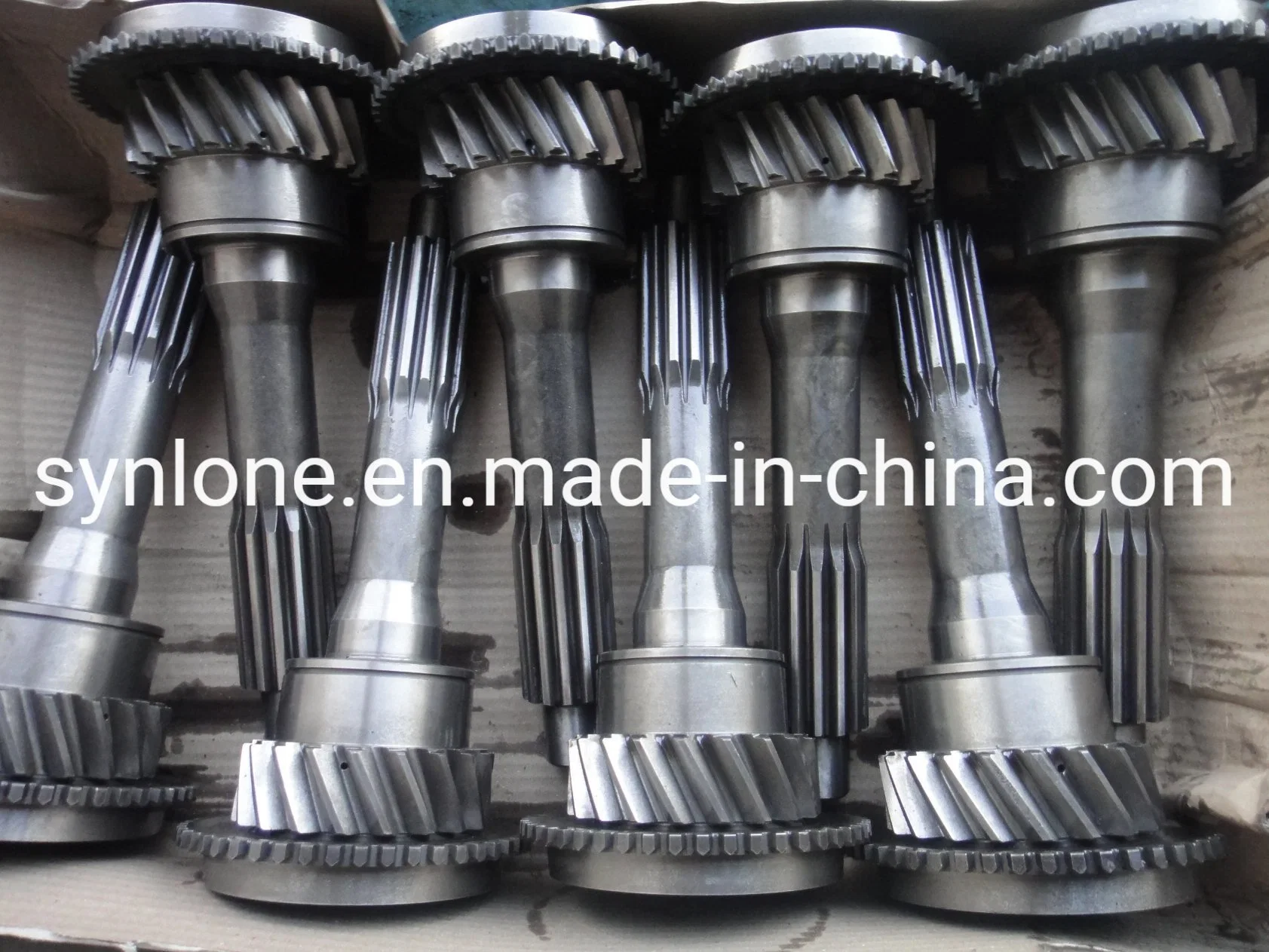 OEM Foundry CNC Machining Steel Parts Gear Shaft for Machinery