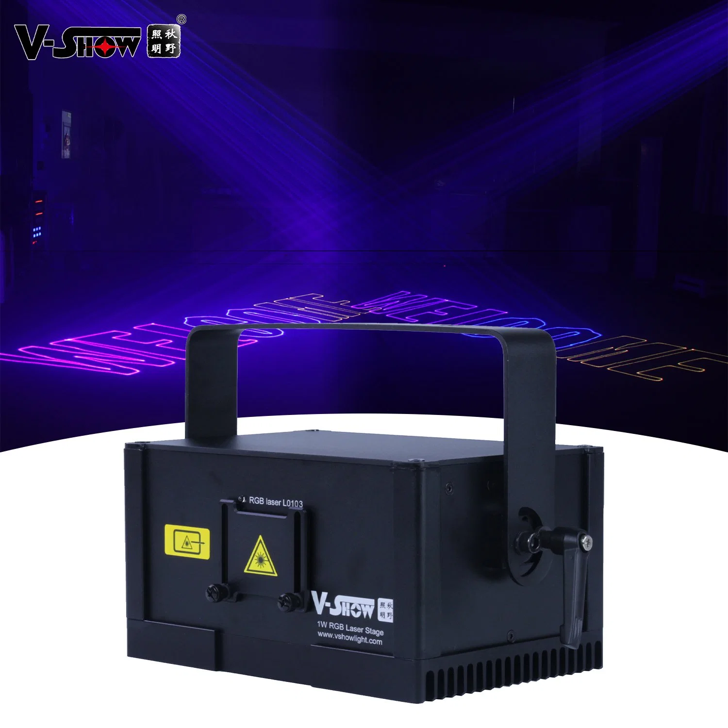 V-Show L0103 1W RGB Laserlicht mit Animationseffekten