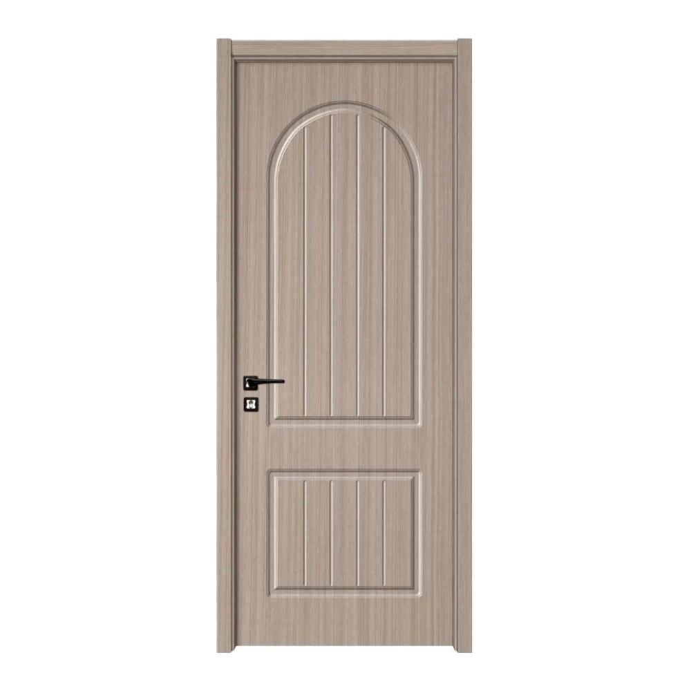 Interior Glass Wood Door Romania Designs Toilet PVC Entry Doors Composite Frame Swing PVC Finished Wooden