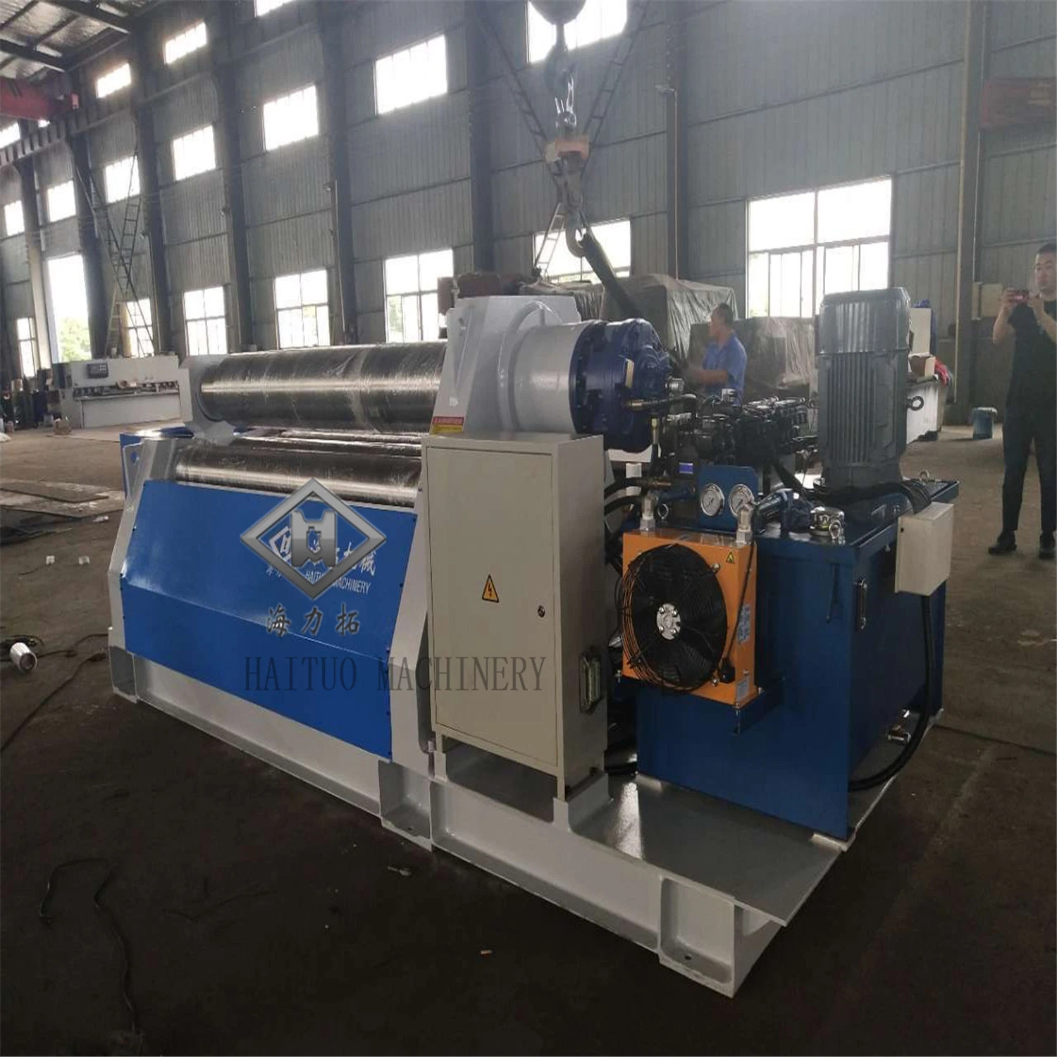 Sheet Metal W12 4 Rolls Bending Machine Rolling Machine Training and Testing