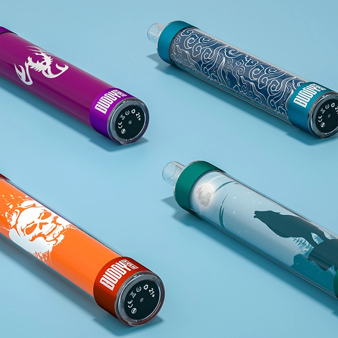Personaliza tu propia Marca LED desechable 6 Flavors VAPE Pen Venta Pen Hookah Wape