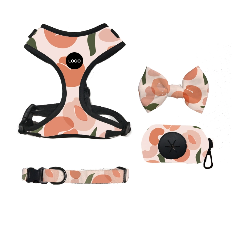 Customizable New Halloween Custom Adjustable Dog Harness with Collar