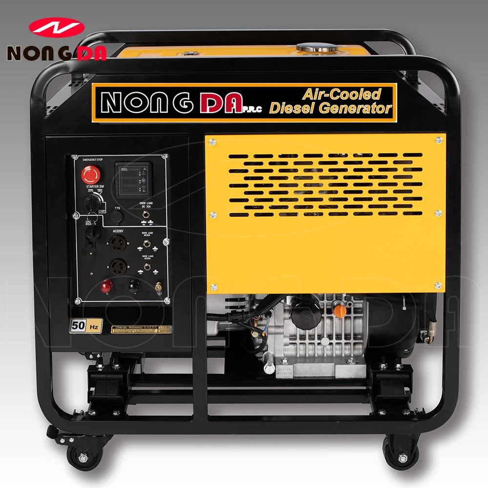 10kw 12kw 15kw 18kw Open Type Airl Cooled Diesel Mobile Generator