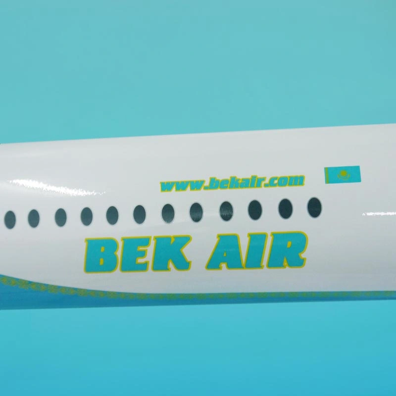 Bek Air Fokker 100 (100cm) Resin Large Display Plane Model