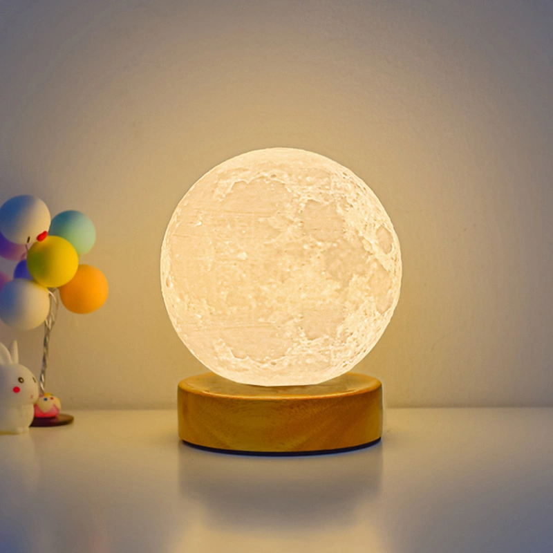 Bedroom Bedside Decor Glass Mood LED Touch Wandering Planet Nightlight