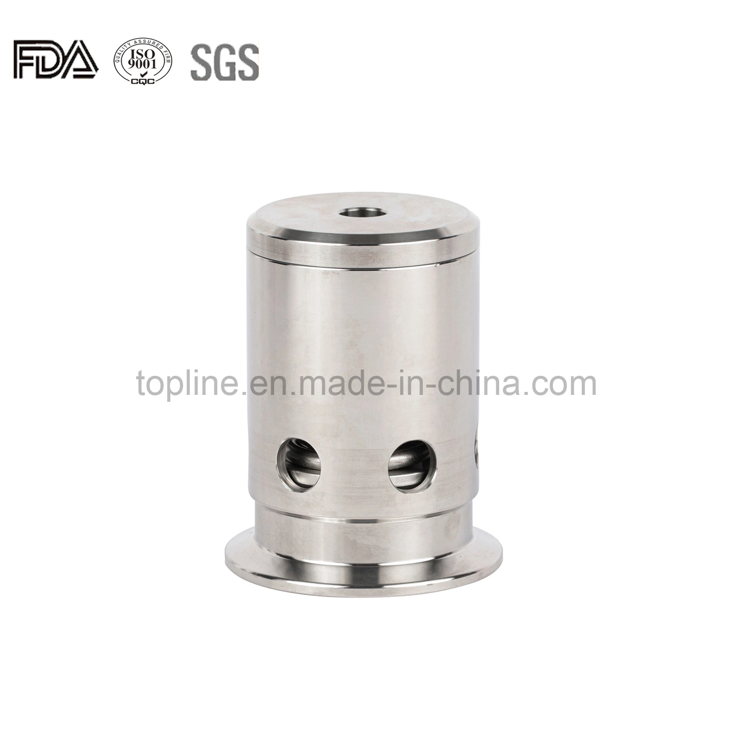 SS304 3316L Sanitary Hygienic Stainless Steel Vacuum Relief Valve for Pipeline Container