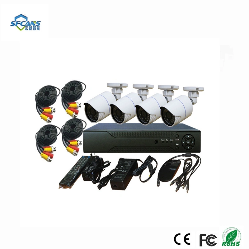 4CH Home Security IP Camera Alarm & Security Wire Kits Systems
