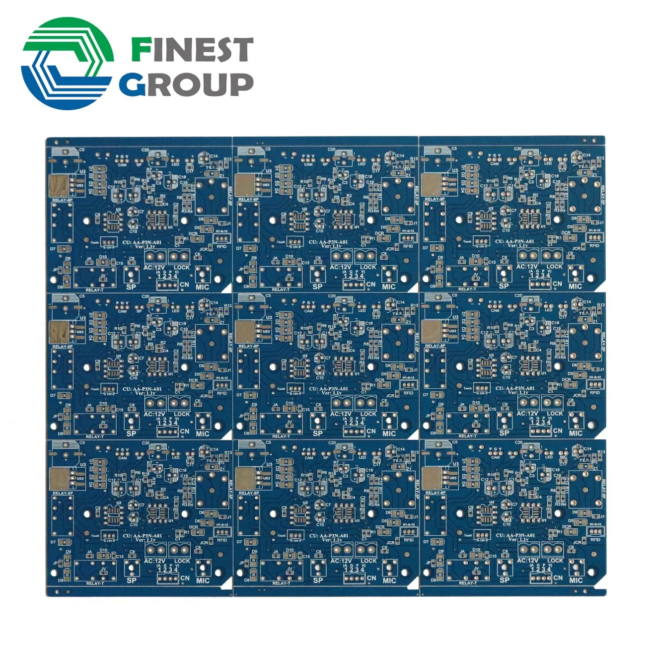 Circuito de programação Esp32 Design de painel de prototipagem rápida de PCB Design de metal pequeno Fabricante de PCB IDH revestido