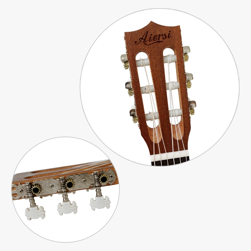 Marca Aiersi Guitarlele Cuerpo de caoba de guitarra de 28 pulgadas Ukelele Ukulele