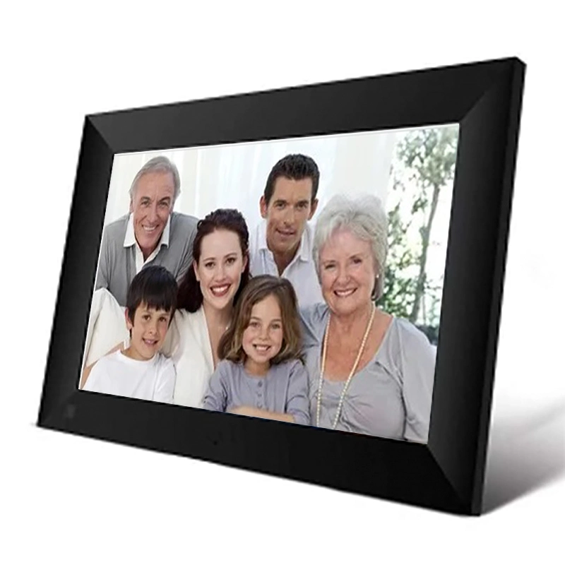 Cristal clair objets infinie Frame Photo vidéo 1080p LCD alimenté par batterie 10.1 pouces de l'Art Digital Picture Frame acrylique
