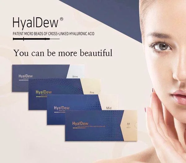 Hyaldew All (1X1ml) relleno de dermal ácido Hialurónico relleno de arrugas profundas Labios de la mejilla la piel humedece los rellenos de la piel