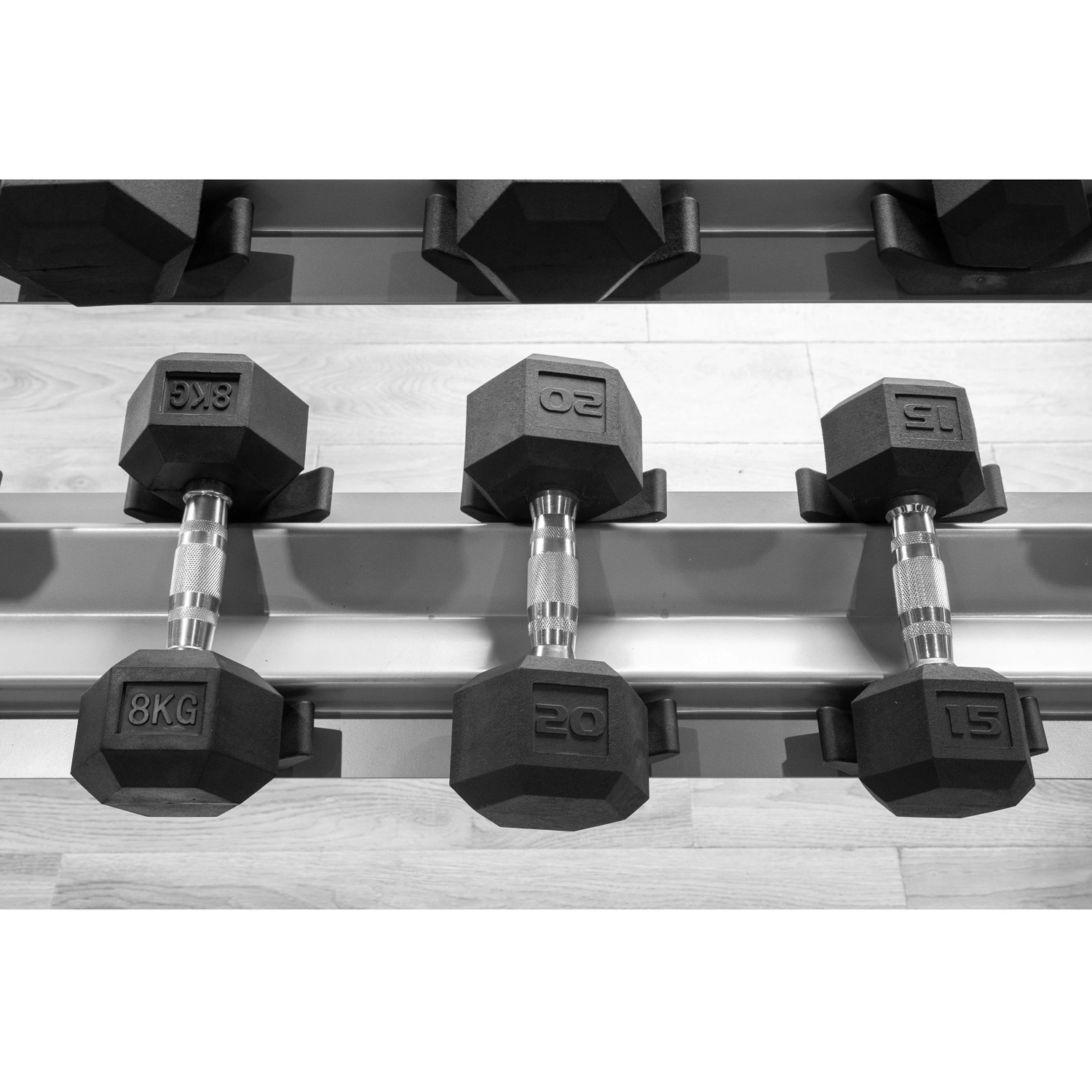 Factory Wholesale/Supplier Gym Home High quality/High cost performance Hex Rubber Odorless Dumbbell Set 2.5-100kg 5-200lb