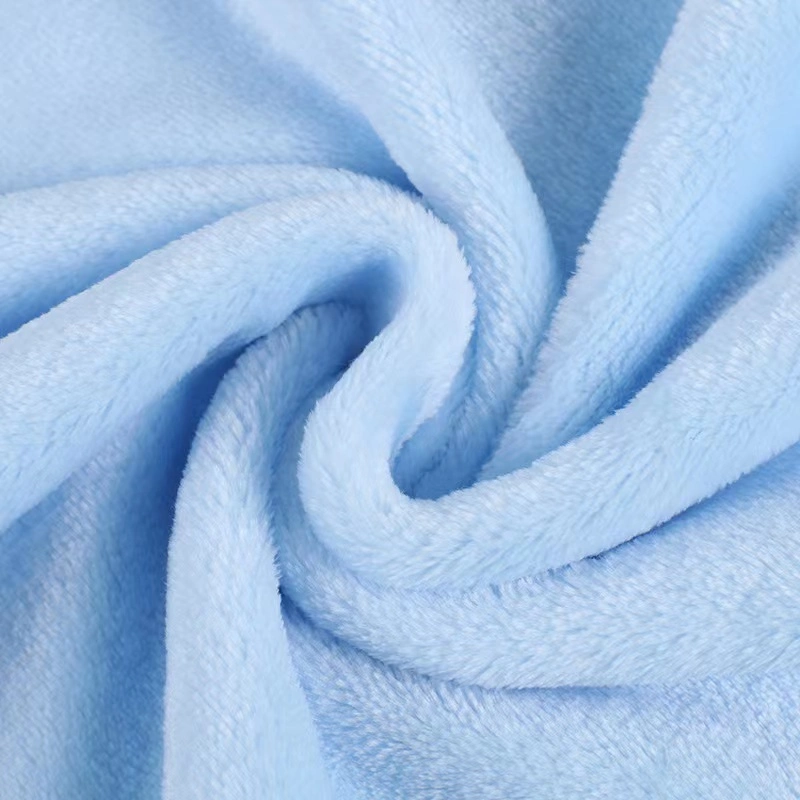 Beidseitig Gebürstetes Polyester Flanell Koralle Polar Fleece Samt Stricken Gestrickte Decke Bettlaken Schlafanzug Sofa Vorhang Home Textil Polsterung Textilgewebe