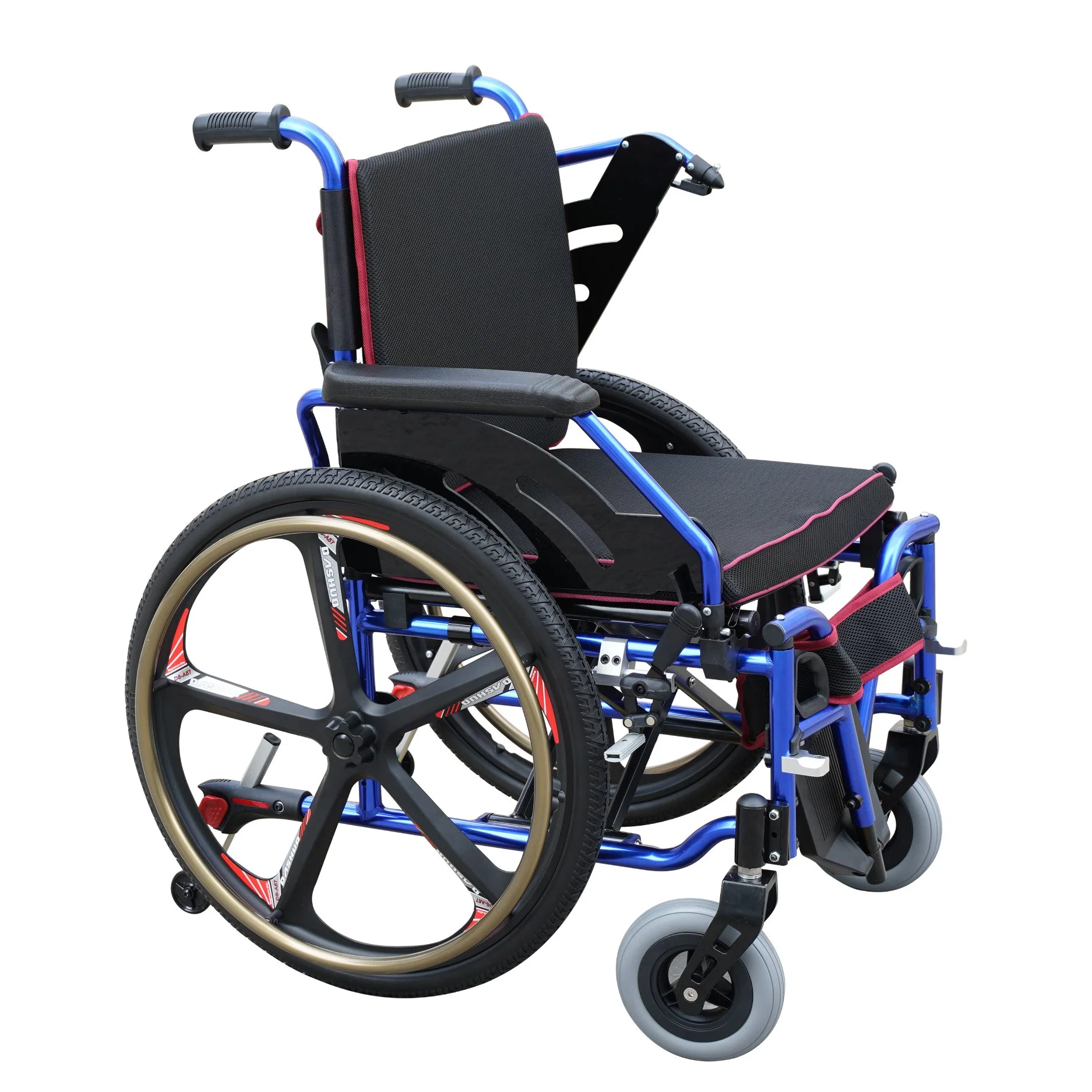 New Style Light Weight Manual Aluminum Folding Wheelchair