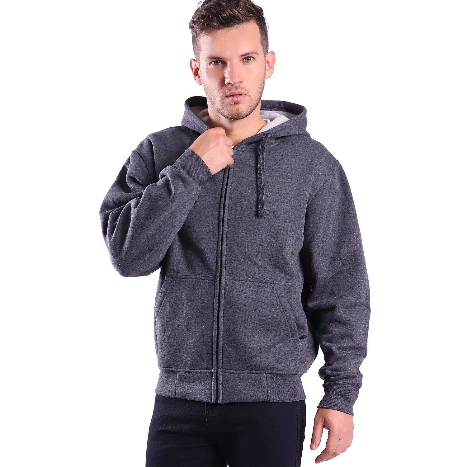 High quality/High cost performance  Men&prime; S Hooded Winter Clothing Coat Sport Wear Varsity Classic