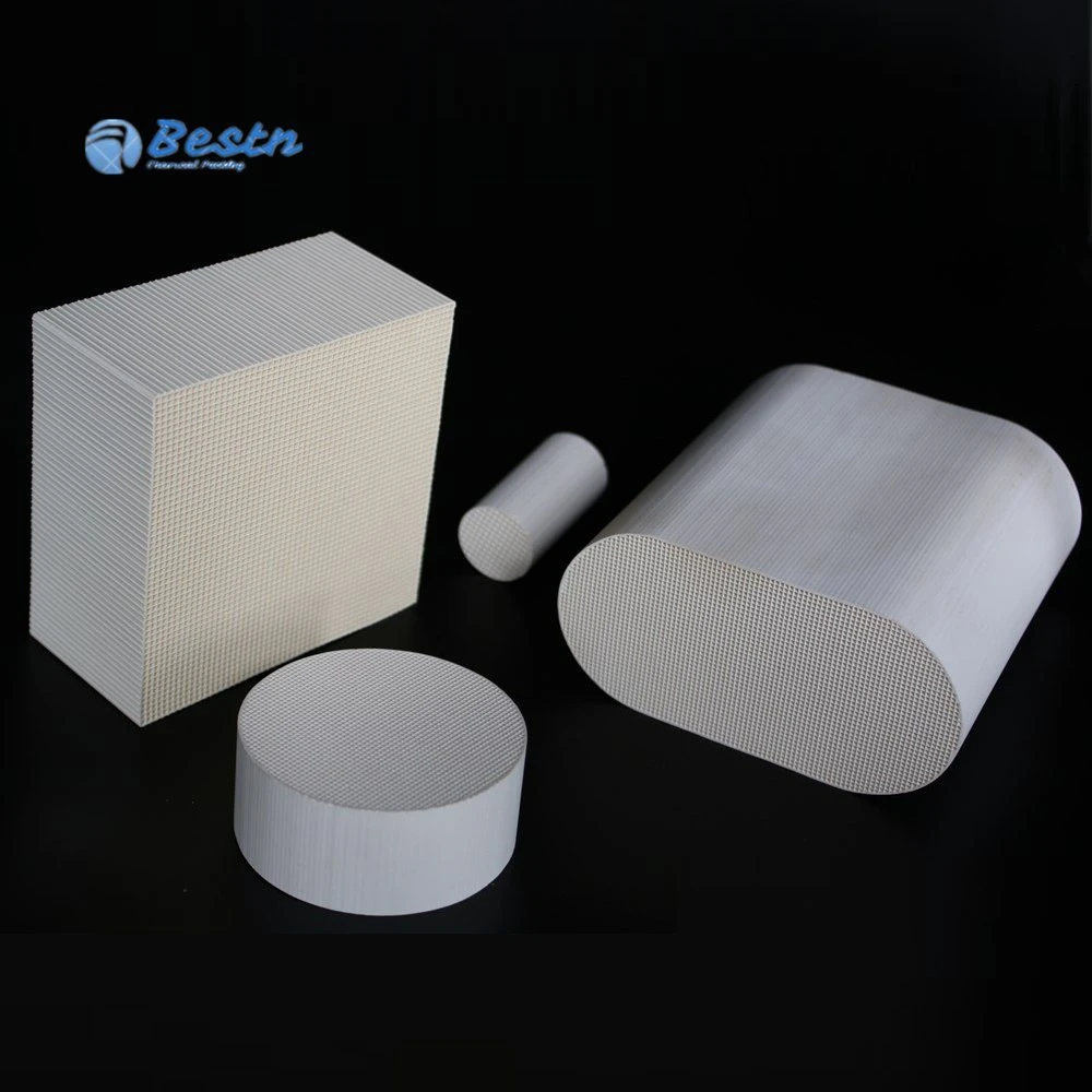 Cordierite Honeycomb Ceramic Catalyst Substrate for Car Exhaust Gas Purifier