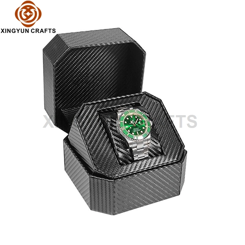 Watch Storage Cases with Pillow Men Gift Single Woden Watch Pacakaging Box Luxury Wood Gift Box