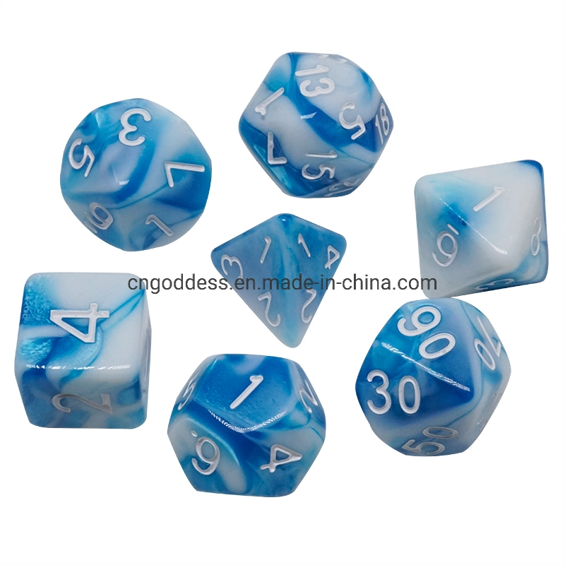 16mm Custom Dice Set Dice Dnd Sharp Edge Resin Dice Set