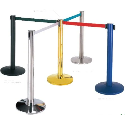 Queue Pole Crowd Control Barrier Stainless Steel Stanchion