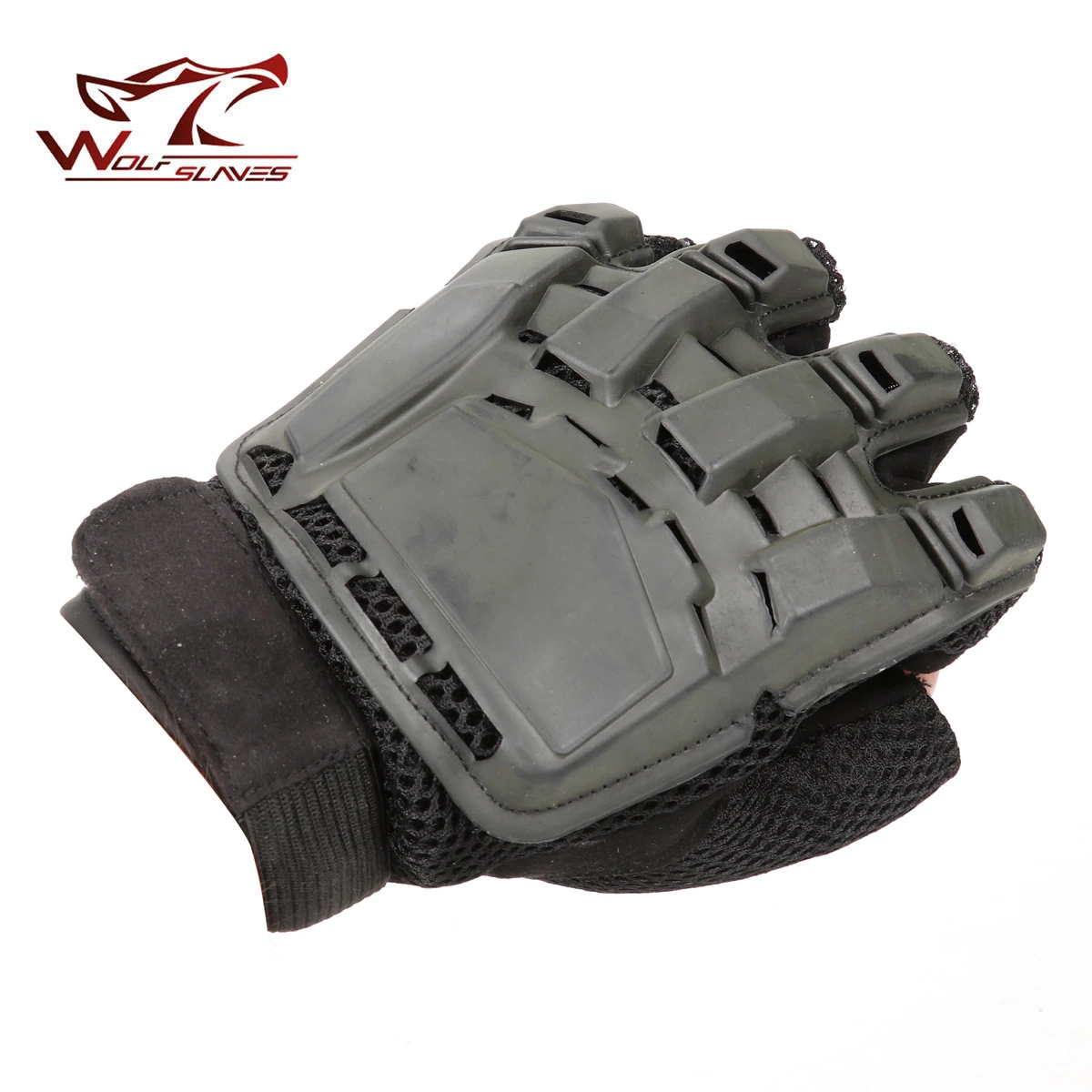 Swat Half Finger Airsoft Paintball Tactical Gear Attack Gloves