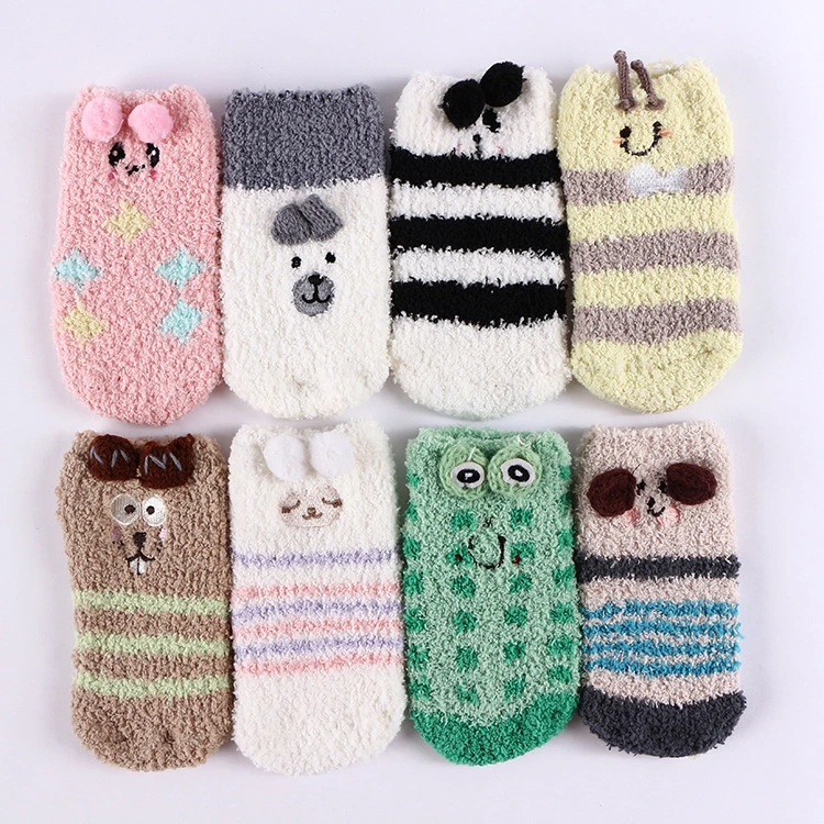 Cartoon Three-Dimensional Embroidery Children's Socks Baby Socks