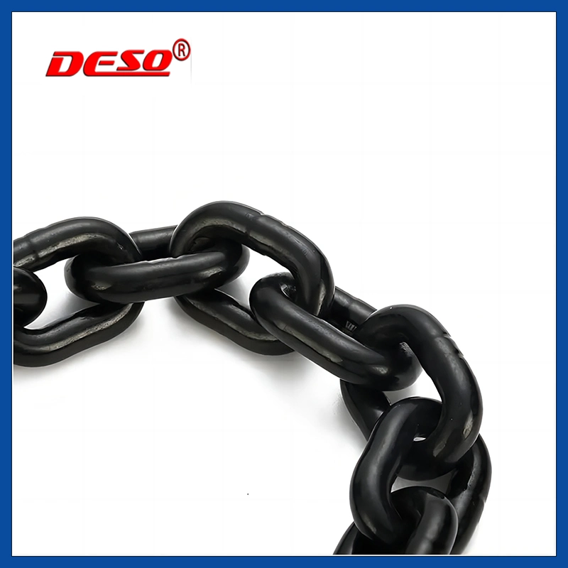 Marine Hardware G80 Alloy Steel Black Lifting Link Load Chain